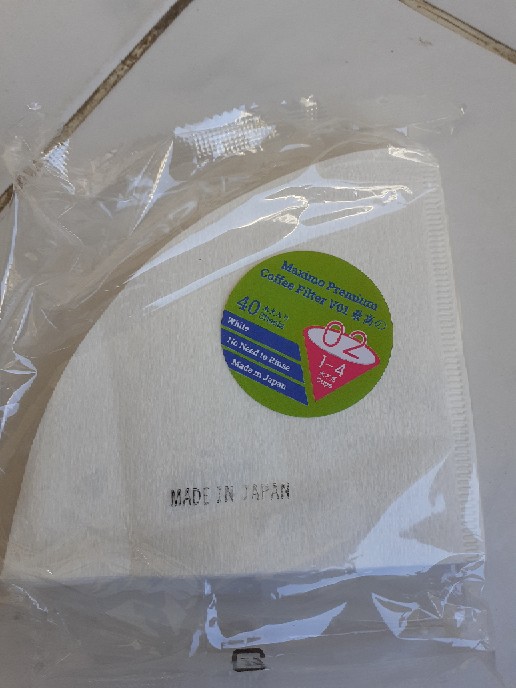 Maximo Premium Coffee Filter Paper V60 Size 02 Saringan Kertas Kopi