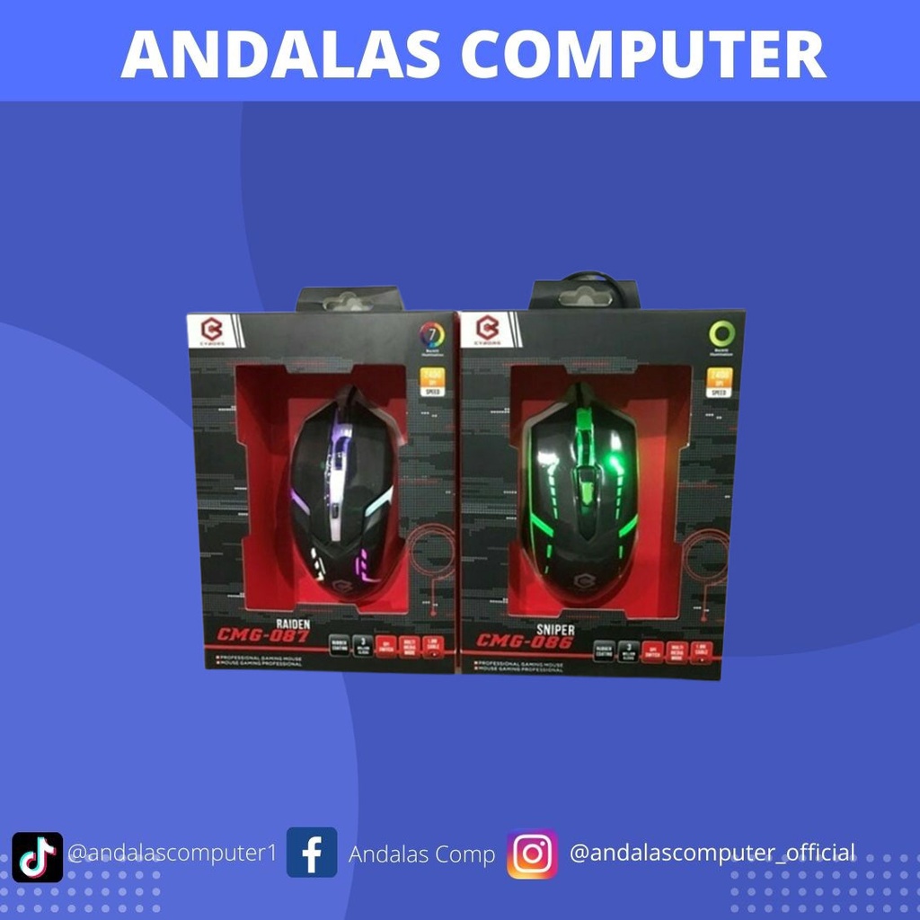 MOUSE GAMING CYBORG CMG 086 RGB SALE MURAH