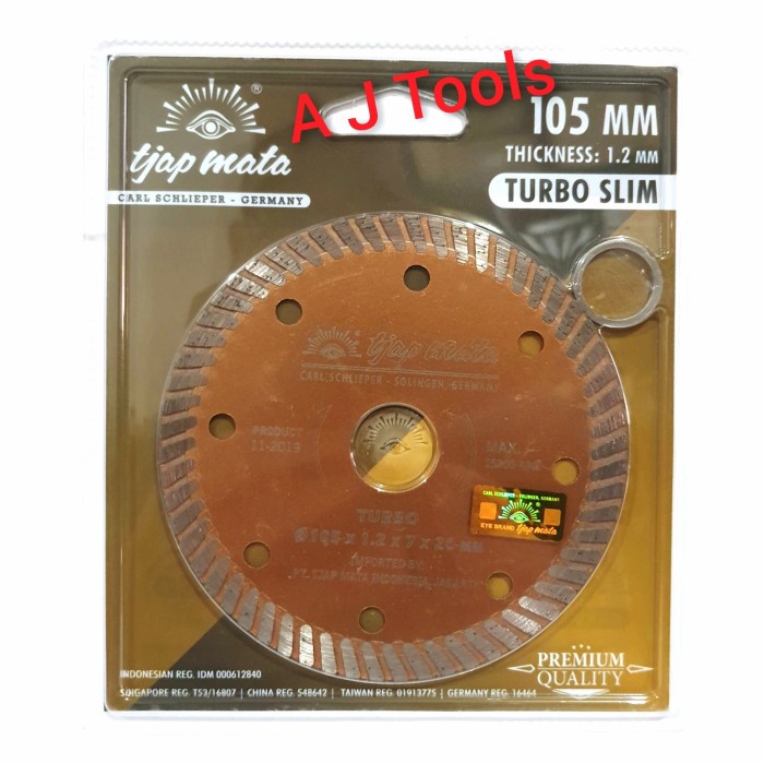 Diamond Wheel / Mata Pisau Potong Keramik Tjap Mata Turbo Slim