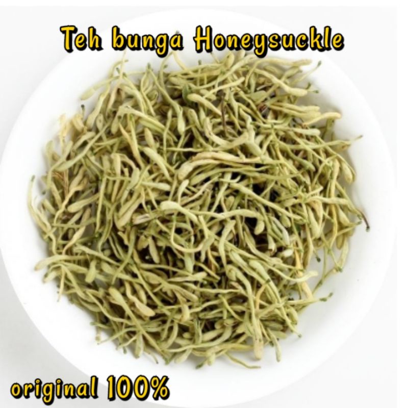 

50 gram Teh Bunga Jin Yin Hua / Honeysuckle 金银花 Kim Gun Hue - Untuk Membuang Darah Kotor