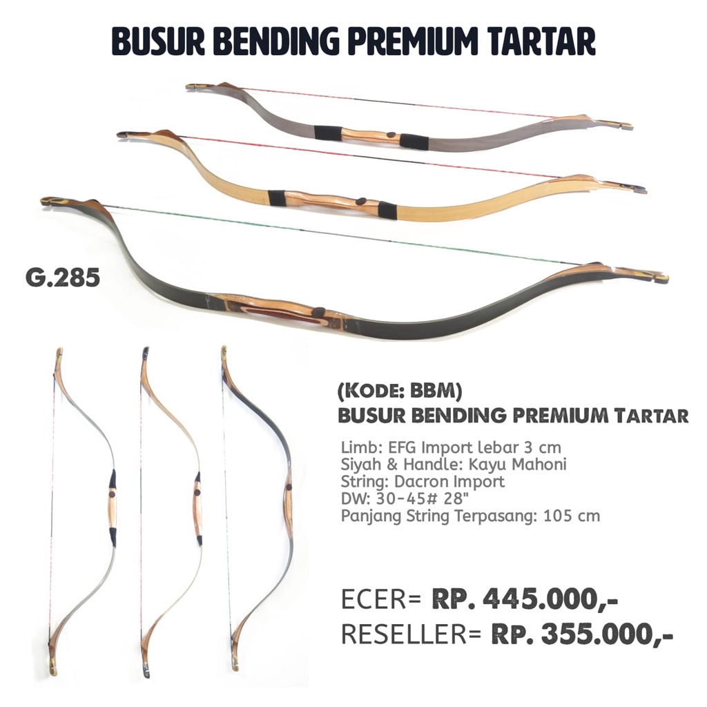 (BBM) Busur Bending Premium Tartar