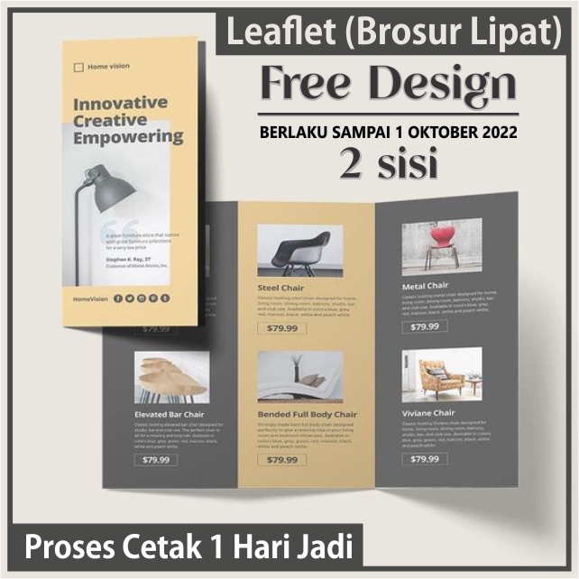 Jual Cetak Flyer A4 2 Sisi Brosur Lipat 3 Brocure Lipat 3 Flayer Lipat Sehari Jadi 2011