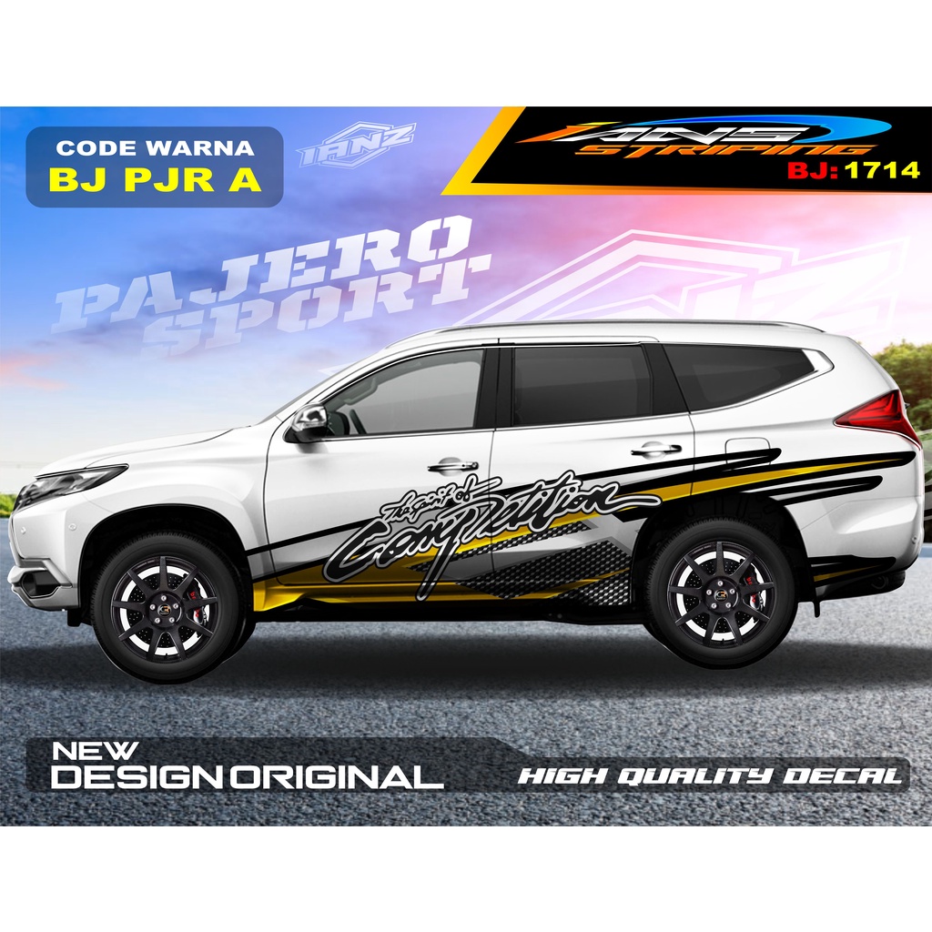 STICKER MOBIL FORTUNER / STIKER MOBIL GRAND LIVINA / VARIASI STIKER PAJERO / STIKER MOBIL