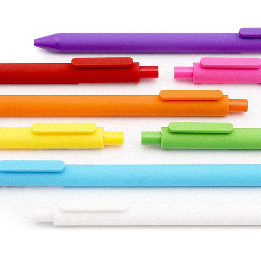 New Package 10PCS Xiaomi Mijia KACO Pen 10 Color 0.5mm Refill Write Ball Pen Draw Sign Pen