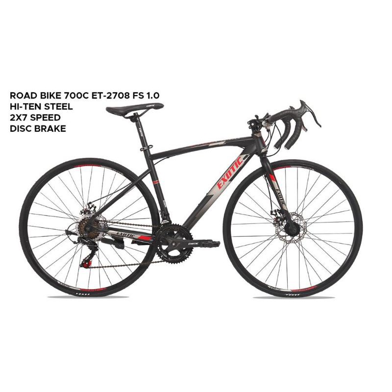 Sepeda balap Road Bike Exotic ET-2708 FS 1.0