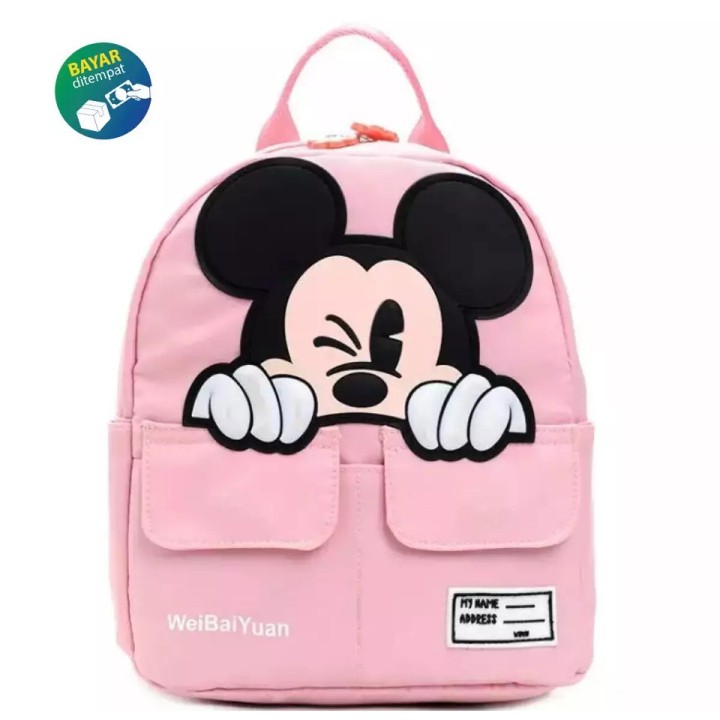 Tas Anak Perempuan Rangel Anak Cewek Micky Minnie Harga Grosir Tas Sekolah Anak