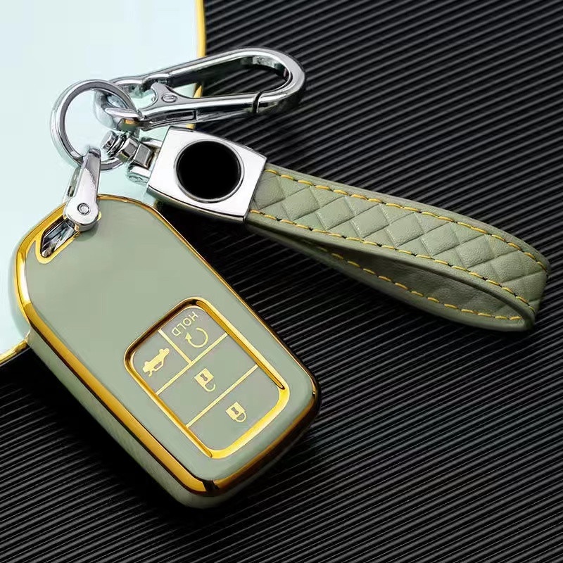 TPU Car Key Cover For Honda Civic CRV HRV BRV City Accord 2014 to 2020 Key Case Keyless Smart Entry key