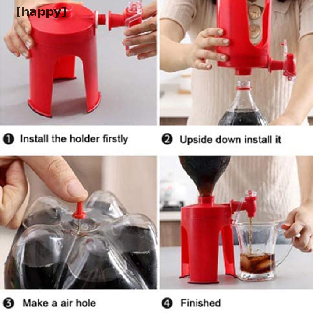 Ha 1pc Keran Dispenser Botol Minuman Soda Model Terbalik