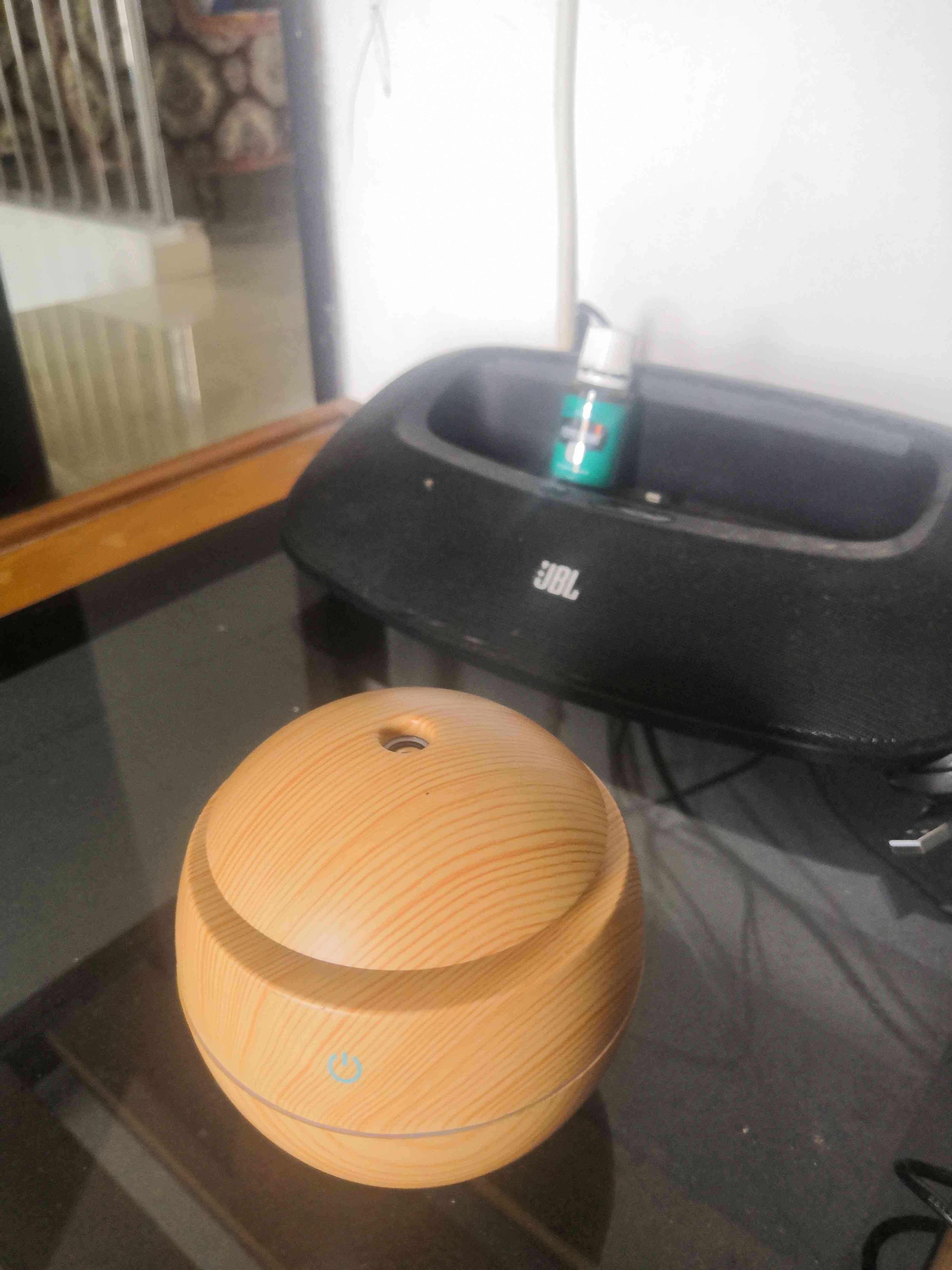 Aromaterapi Aromatherapy Air Humidifier Lembab Desain Kayu Rgb Light High Quality
