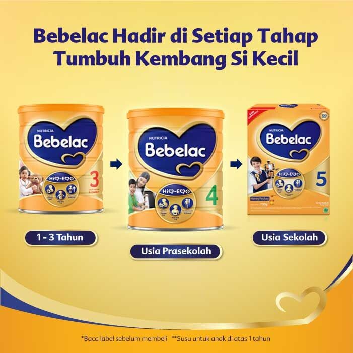 

Bebelac 4 Madu Vanila Susu Pertumbuhan Bubuk 800 gram