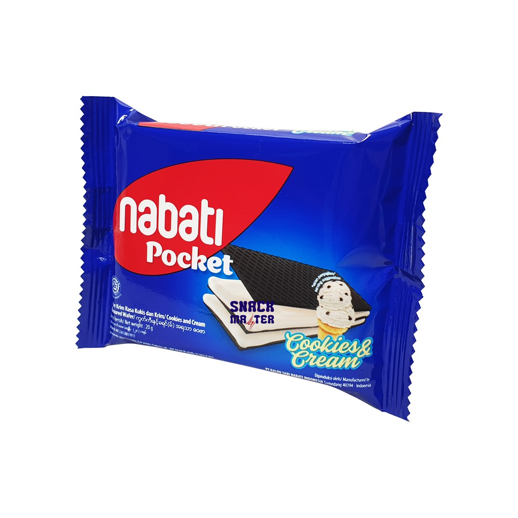 

Nabati Pocket Cookies & Cream - Netto 20gr