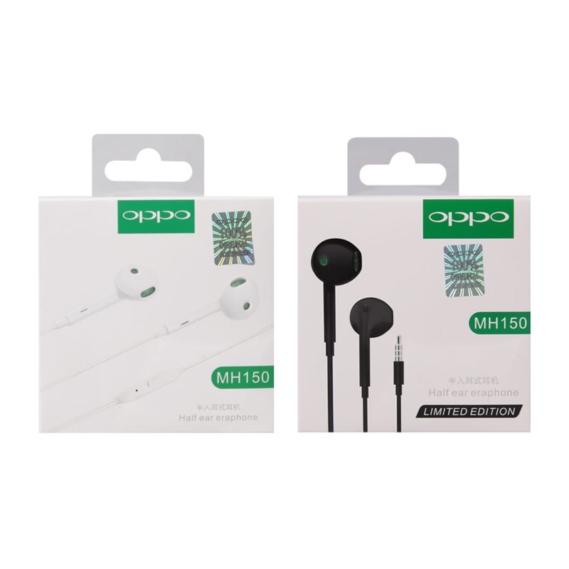 SEN-PROMO HANDSFREE OPPO MH150 HEADSET ORIGINAL SOUND IN EAR EARPHONE