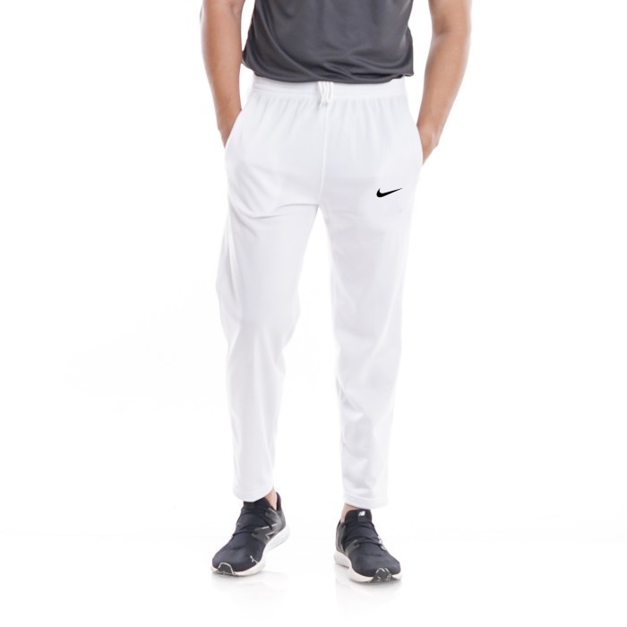 Training Panjang Mu Mdel Terbaru Parasut Taslan Anti Air Original PN590 Celana Panjang Putih Kantong