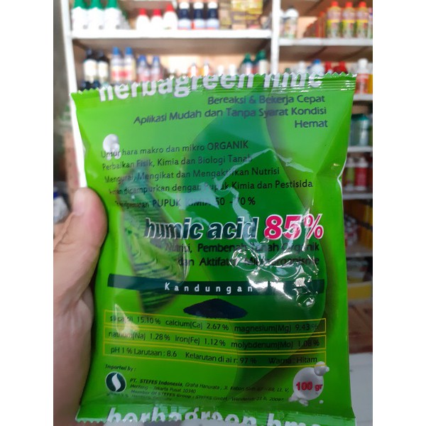 PUPUK HUMIC ACID 85% 100gr