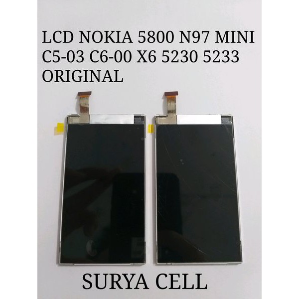 LCD NOKIA 5800 N97 MINI C5-03 C6-00 X6 5230 NOKIA 5233 ORIGINAL  ORIGINAL