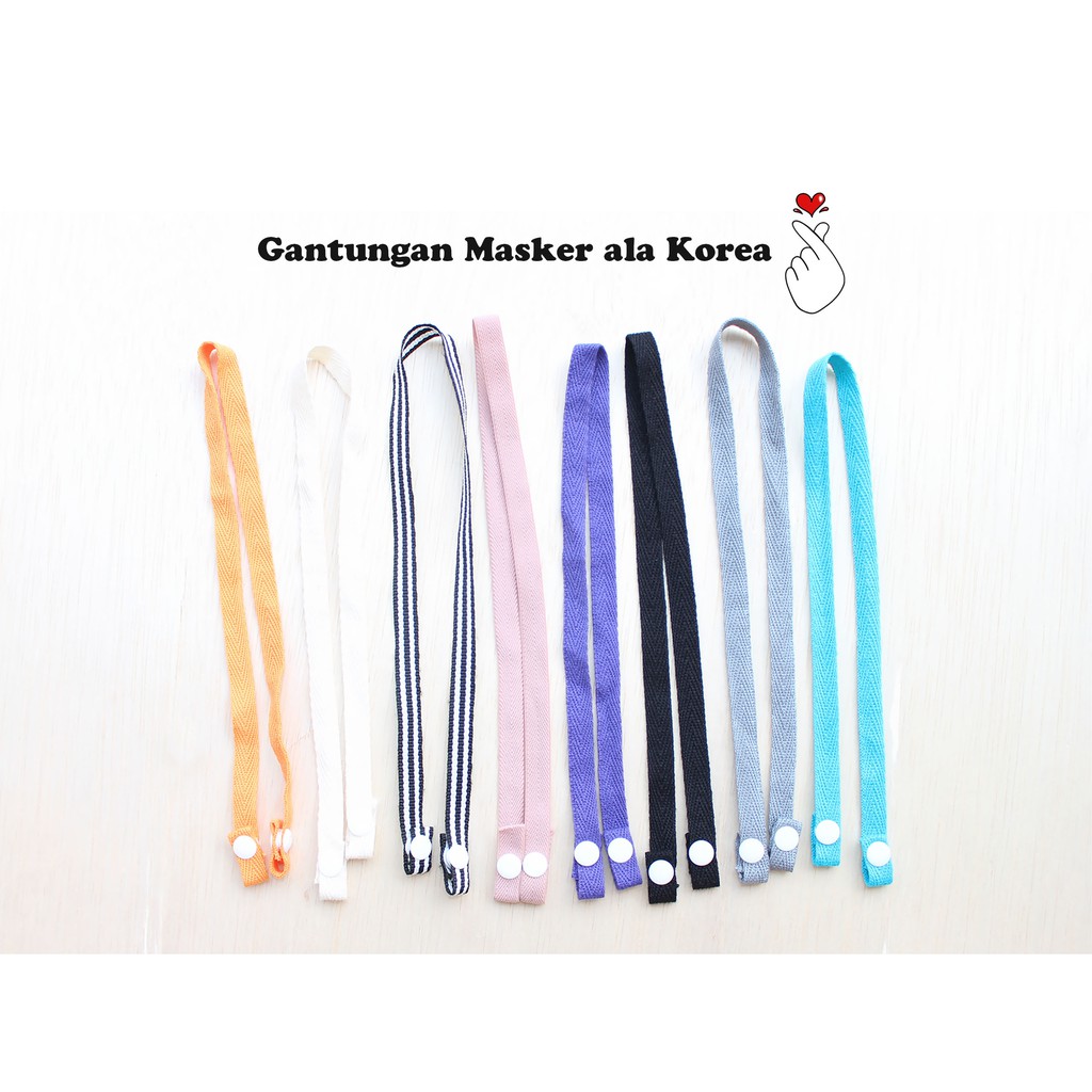 GANTUNGAN MASKER KOREA PARK SEO JOON MASK HANGER STRAP KONEKTOR TALI MASKER