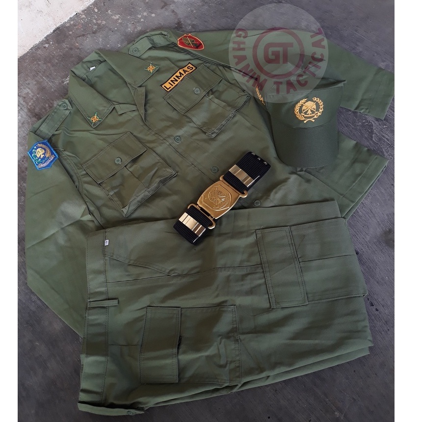 Seragam Linmas Set Seragam Linmas Hansip