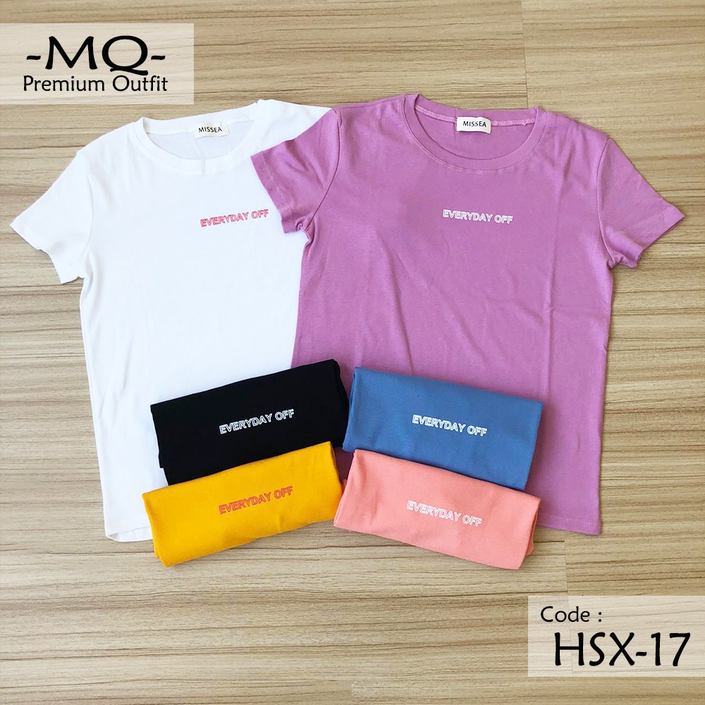 KAOS WANITA - Atasan Baju Cewek Murah Bahan Bagus, Lengan Pendek - Reseller Welcome MQ