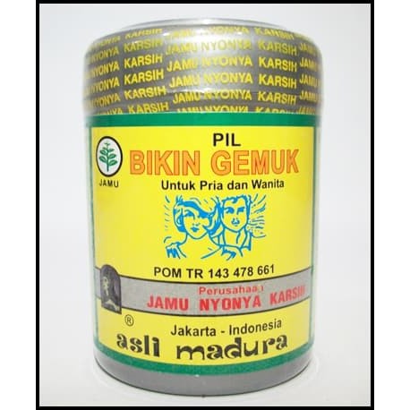 

Jamu Bikin Gemuk Nyonya Karsih 250 pil MMM1910