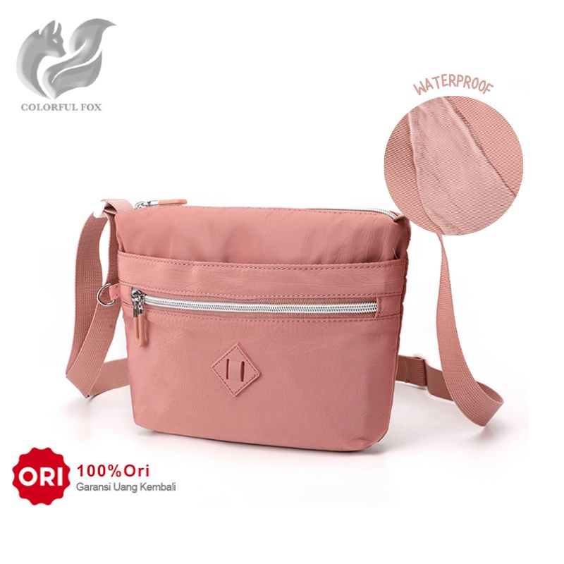 Tas Selempang Wanita COLORFUL FOX 8522 Sling Bag Wanita Shoulder Bag Wanita WATCHKITE WKOS