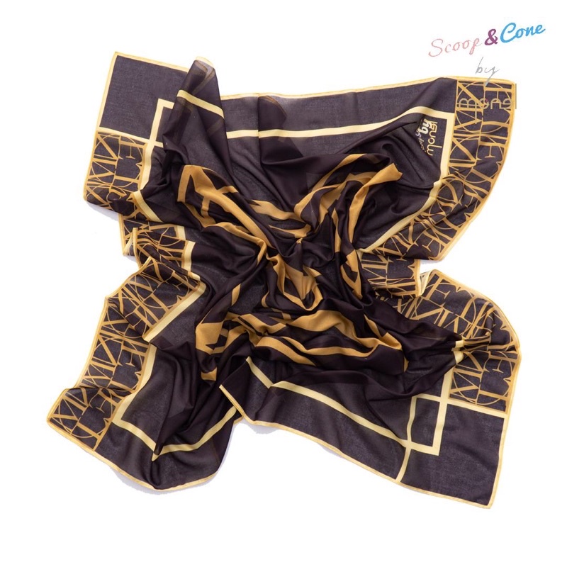 Hijab scoop n cone Symbol black by monel