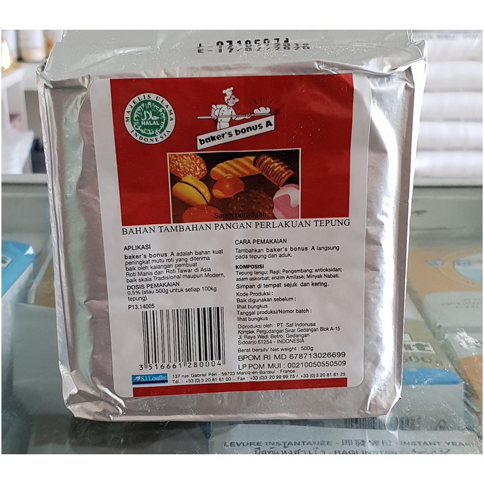 

[MAREM] BREAD IMPROVER BAKER BAKERS BONUS A 500GR 500 GR HALAL -BAHAN PENGEMBANG PENGEMPUK ROTI KUE