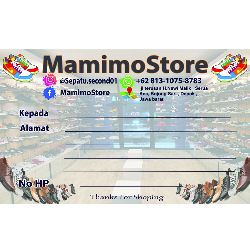 

Stiker label Pengiriman ukuran 10cmx7,5cm