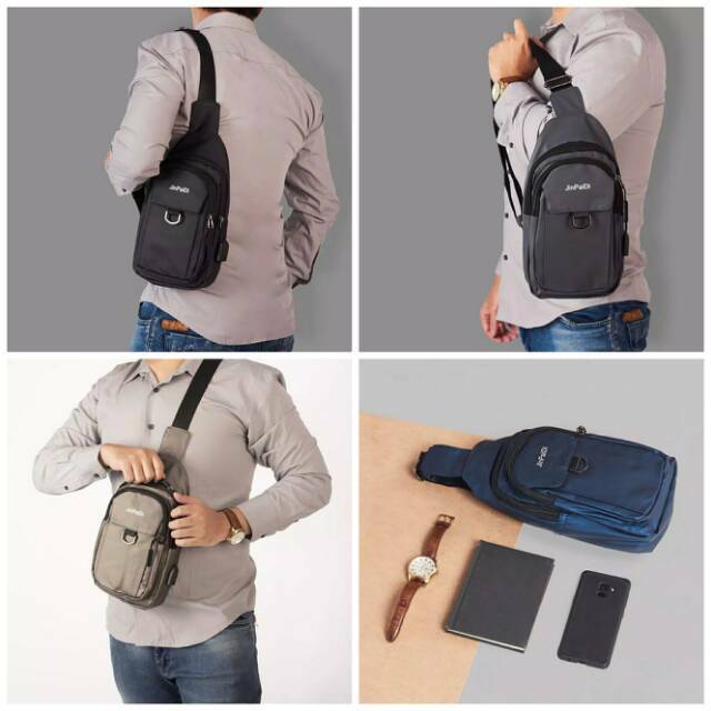 Tas Slingbag original jinpaidi 5662.free dompet kunci