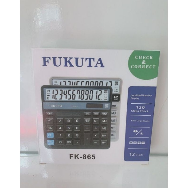 

Kalkulator Hitung 12 Digit FUKUTA 865