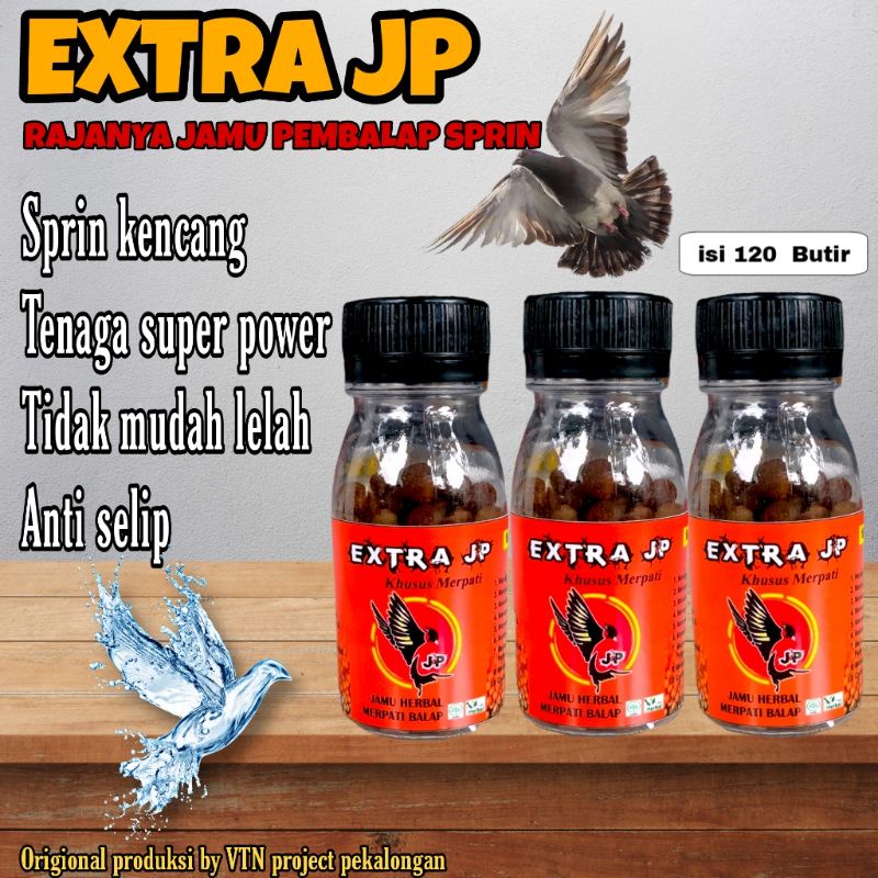 JAMU MERPATI EXTRA JP BALAP KOLONG MEJA DAN MANUVER 120 BUTIR