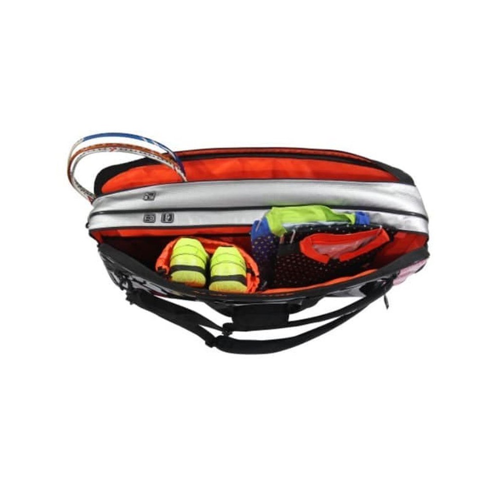 Tas Raket Badminton Flypower NEW ZAMRUD 2 TERBARU (ORIGINAL) - BLACK PINK SILV