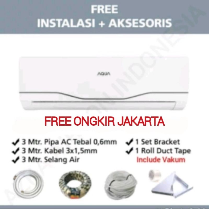 +PASANG AC AQUA 1/2 PK AQA-KR5ANQ R32