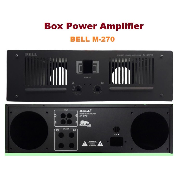 Box Power Amplifier Bell M-270