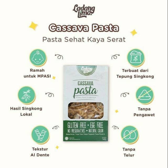 

Cassava pasta