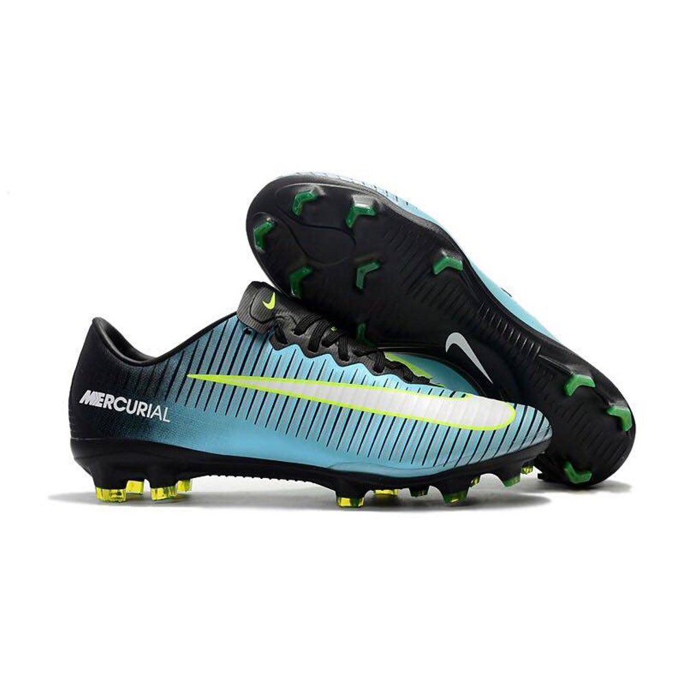 NIKE MERCURIAL VAPOR XI FG LIGHT AQUA BLACK VOLT