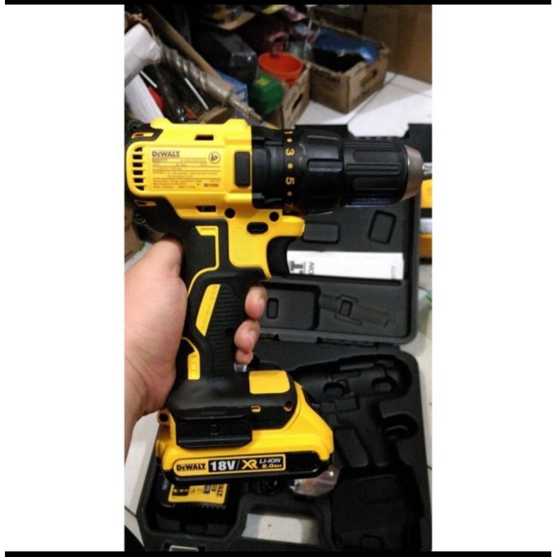 DEWALT MESIN BOR 13MM BATERAI CORDLES DRILL DRIVER Brussels DCD777D2