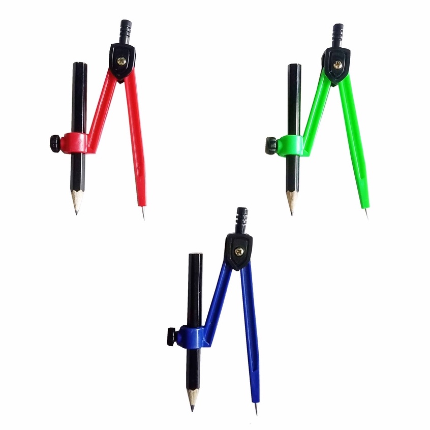 Set Jangka Compass dan Pensil Kayu