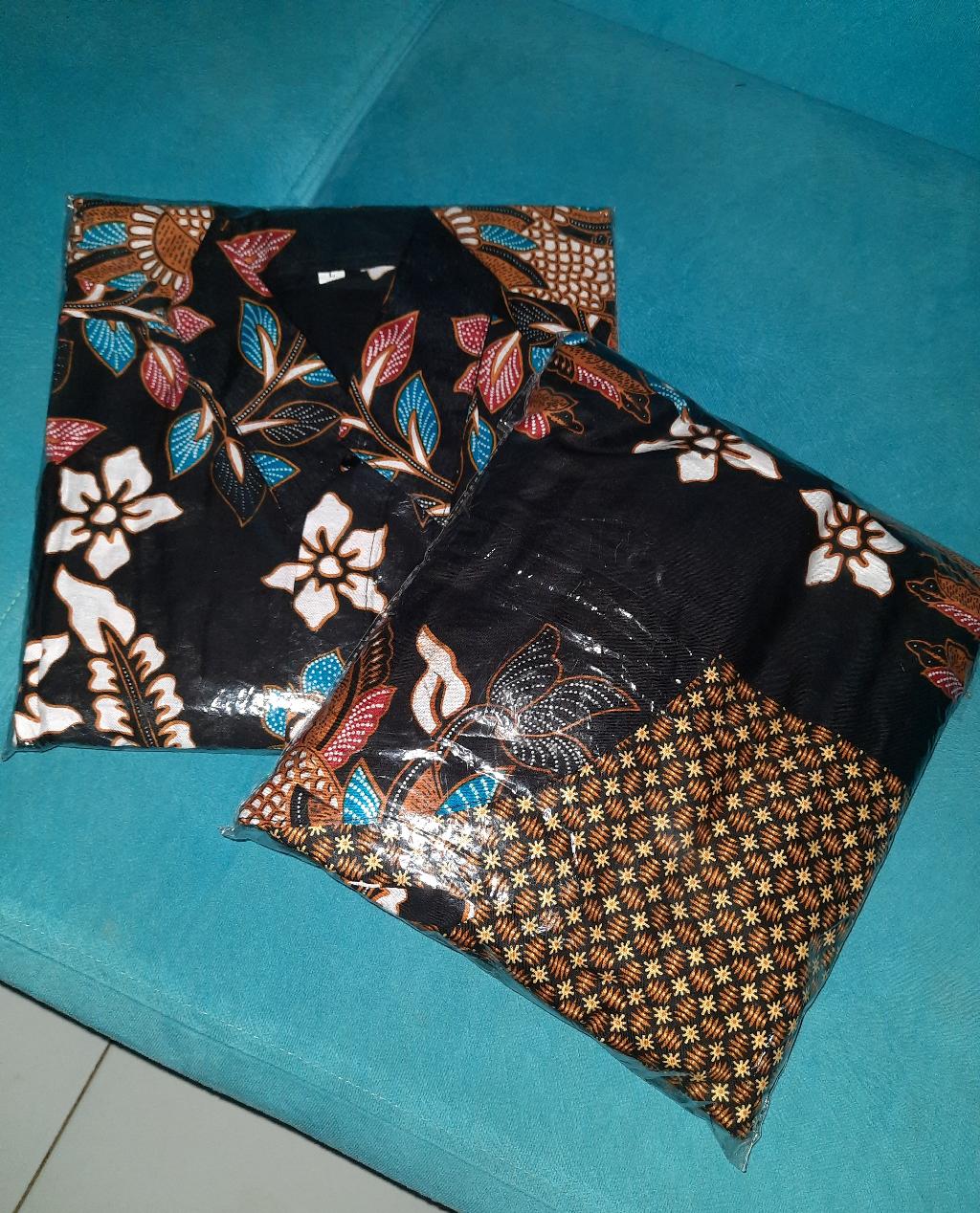 Set Couple Baju Batik Halus, Couple Batik Kondangan, Sarimbit Batik Keluarga Uneys