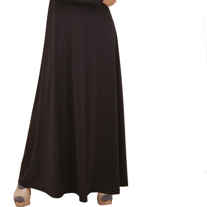 ☑ elzatta Gamis Polos Gamia Azra Hitam 801 ➥