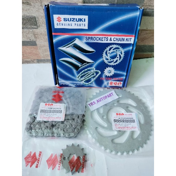 Gir Gear Set Plus Rantai Suzuki Satria Fu lama Satria Fu barong ori
