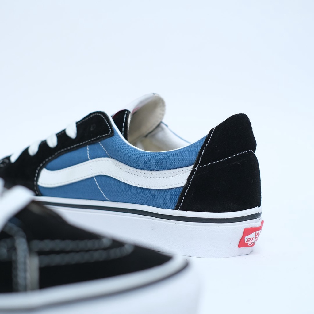 SALE DISKON! V4NS SK8-LOW NAVY/WHITE CLASSIC 100% ORIGINAL BNIB