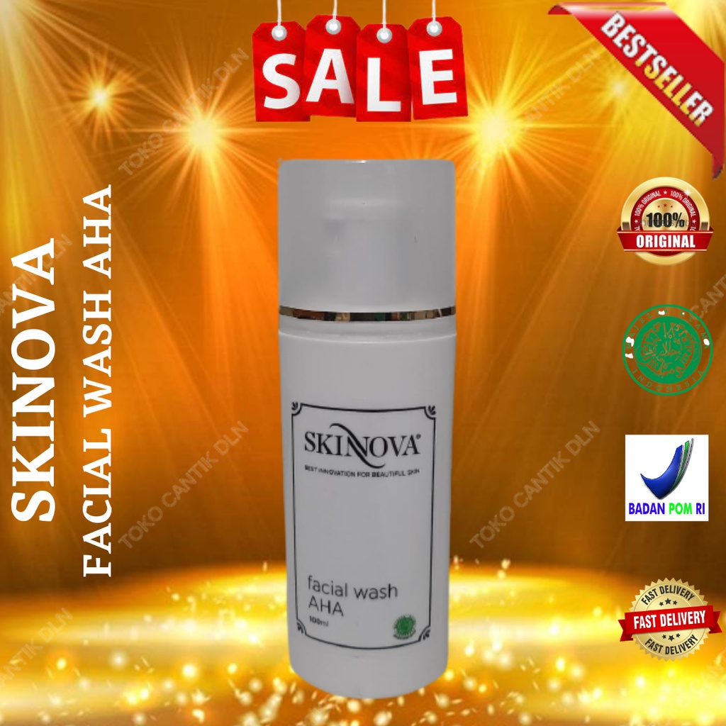 skinova facial wash aha skinova