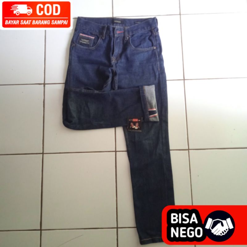 JEANS PAPPERDINE SECOND ORIGINAL/JEANS SELVEDGE SECOND ORIGINAL/CELANA JEANS PRELOVED ORIGINAL/JEANS