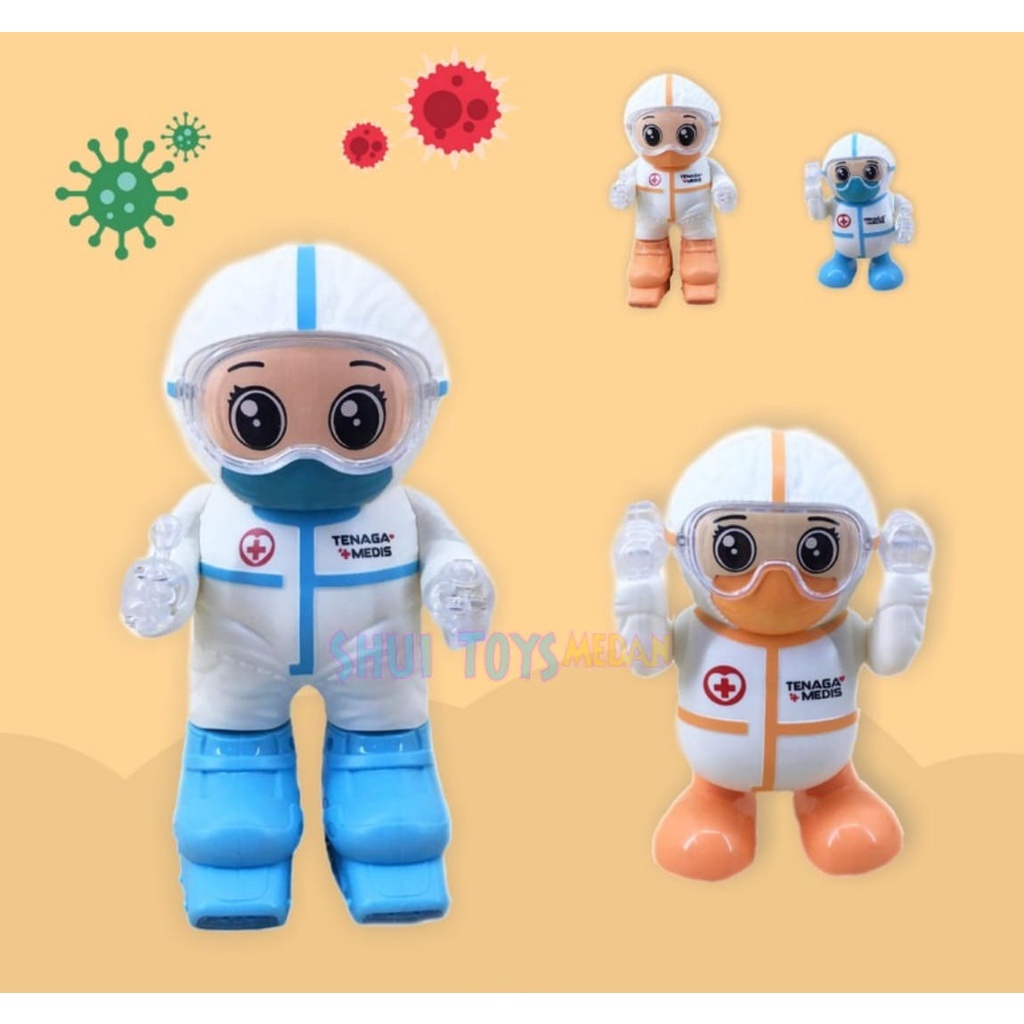Mainan Anak Robot Robotan Tenaga Medis Covid 19