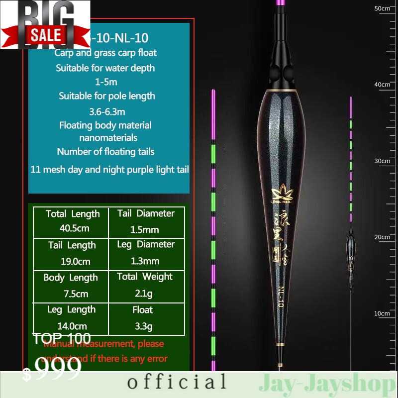 RQNQ Pelampung Umpan Pancing Fishing Floats Lure LED Light - NL-10