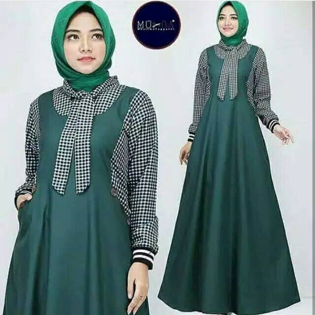 Gamis Exella Dress Baju Wanita  Murah Dress Muslim  