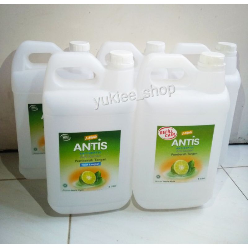 ANTIS CAIR &amp; GEL KEMASAN REFILL 1 LITER / 500 ML