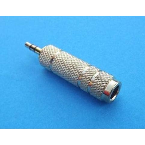 Ini Jack Connector Mic Silver/Toa 6.5 Mm To Jack Stereo 3.5 Mm Dijamin Ori