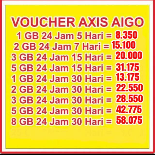 axis aigo murah