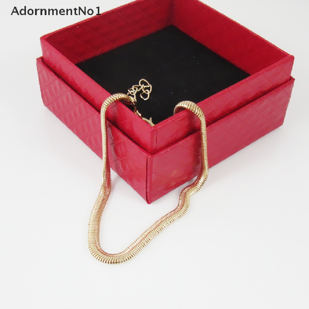 (AdornmentNo1) 1pc Gelang Kaki Rantai Lapis Silver / Gold Untuk Wanita